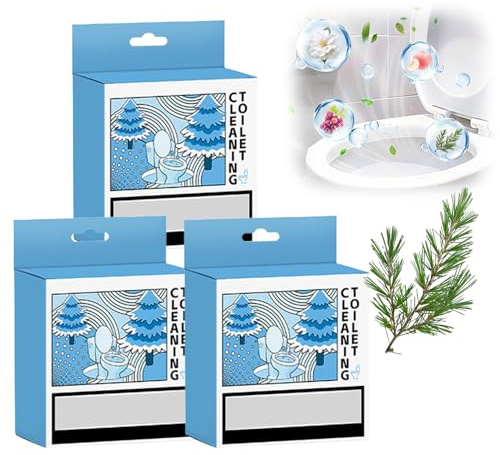 Toilet Cleaner, Scented Toilet Bowl Cleaner - Put in Tank, Heavy Duty Toilet Descaler, Lasts up to 1000 Flushes, Long-Lasting Fragrance, Prevents Limescale, and Effectively Fights Odours (Ocean)