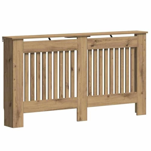 vidaXL Cache-Radiateur Chêne Artisanal 152 x 19 x 81,5 cm