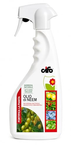 CIFO Olio di Neem Spray 750 ml Pronto Uso per Piante e Orto – Barriera Naturale per Ortaggi, Piante Ornamentali, Aromatiche e Frutticole