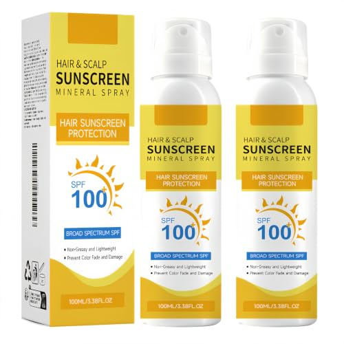 Haar- und Kopfhaut-Sonnenspray LSF 100, leicht und UV-schützend, beugt Farbverlust und Trockenheit vor – für alle Haartypen. (2STÜCK)