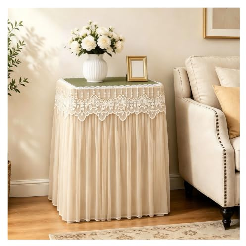Kassaskåpskydd i europeisk stil, kompatibel med låsbox, dammtät, för hem- och kontorsinredning (beige, 42 x 22 x 60 tum (107 x 56 x 152 cm))