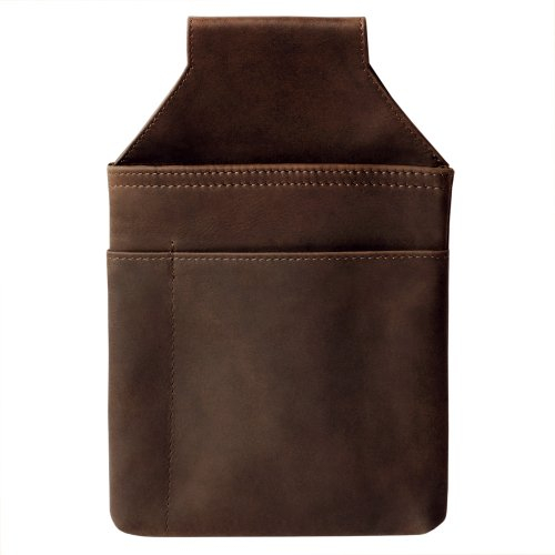 Hamosons â€“ Profi Kellnerholster/Kellnerhalfter aus Leder im Vintage-Look, Braun, Modell 1009