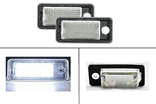 LED Kennzeichenbeleuchtung ohne Fehlermeldung Eintragungsfrei kompatibel mit A3 S3 A4 RS4 8E 8H B7