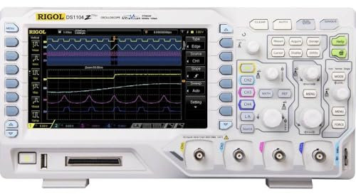 Rigol 1392192 DS1074Z-S Plus - Osciloscopio (70 MHz, 4 canales, 1 GSa/s, 24 Mpts, memoria digital de 8 bits)