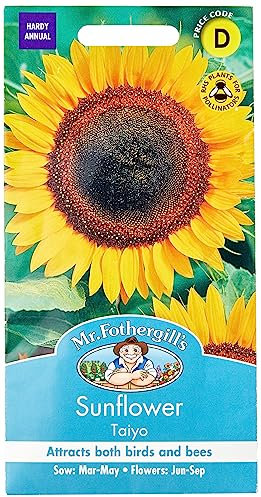 Mr Fothergill's Sunflower Taiyo Seed, Yellow, 0.4 x 7.5 x 14.5 cm