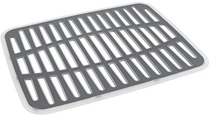 SPECTRUM Large Gray Cora Kitchen Sink Mat