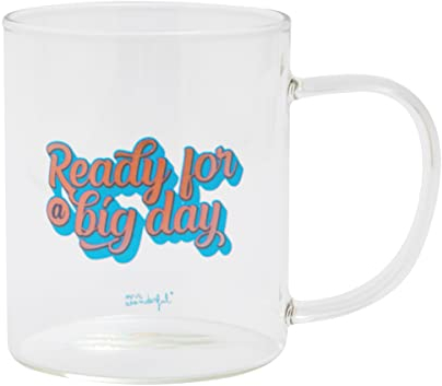 Mr. Wonderful Taza de cristal – Ready for a big day