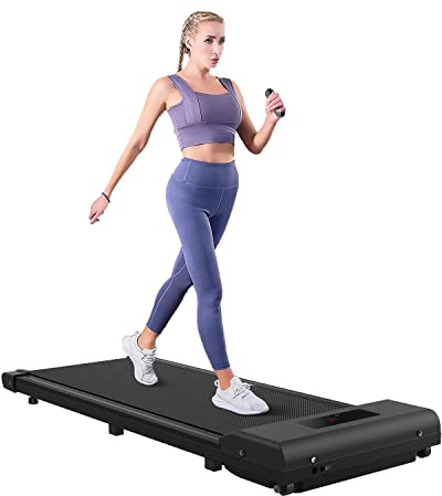 bigzzia Laufband Walking Pad für Zuhause - Laufbänder Untertisch Laufgerät Elektrisch mit Fernbedienung Trainingsgerät Heim-Fitnessgerät