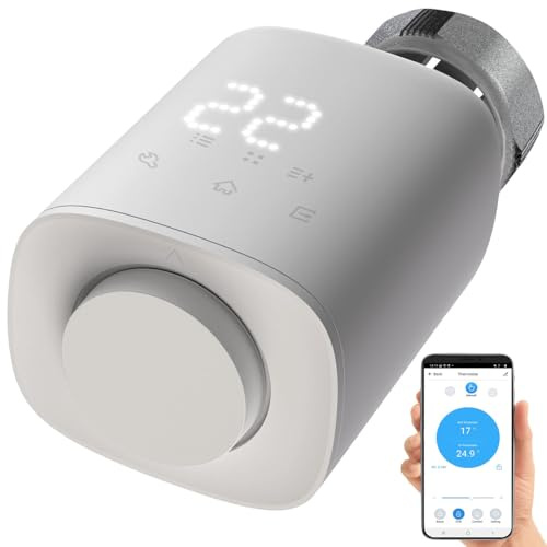 Tête thermostatique connectée pour radiateur avec écran LCD [revolt]
