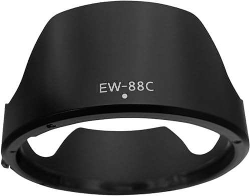 Parasol EW-88C para objetivo Canon EF 24-70 mm f/2.8L II USM (no para 24-70 mm f/2.8L USM), HUIPUXIANG 82 mm