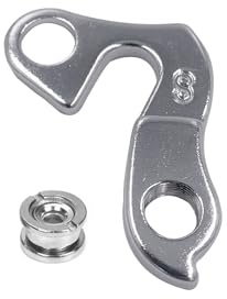 TerchPilet Derailleur Hanger 67 GH-013 – Aluminum Alloy Replacement for KHS, Kona, Fuji, CoMotion, Mongoose, SE Racing, Ironhorse, Maverick, K2 – Includes Mounting Bolt – Silver
