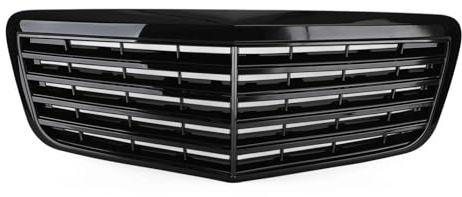Front Kühlergrill Grill Für Benz W211 E350 500 2007 2008 2009 Für AMG Glänzend Schwarz Front Stoßstange Grille Grill