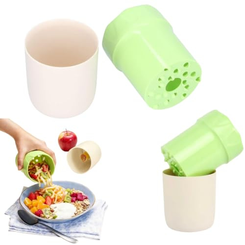 JiaYuan Apfelreibe Obstreibe,Apfelreibe Kunststoff,Obstreibe Apple Grater | Obstreibe Apple Grater,Handreibe Manueller Rotierender,Küchenutensilien,Apfelschneider,Für Gemüse Birne Kartoffeln
