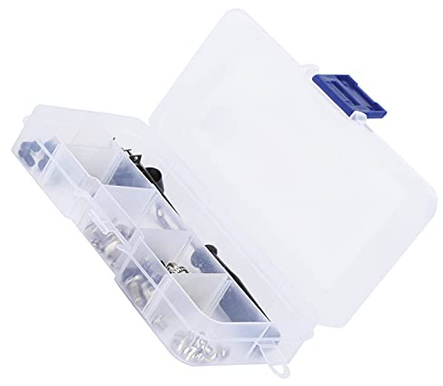 Cuifati Kit de Tornillos para Máquina de Coser Industrial con Lanzadera, Metralla y Fijación de Placa de Aguja, Prensatelas de 67 Piezas, Caja de Bobina y Tornillos de Dientes, Caja de Almacenamiento