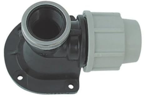 Wall Plate Elbow 1/2x20mm for Polyethylene Pipes