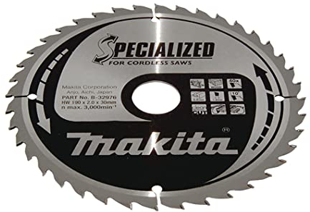 Makita B-32976 Specialized Blade for Cordless Saws 190x30x40T