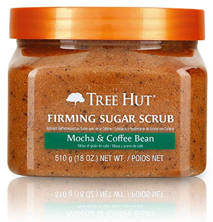 Tree Hut Ultra Hydrating and Peeling Sugar Scrub Mokka & Kaffeebohne für pflegende essentielle Körperpflege, 510 ml