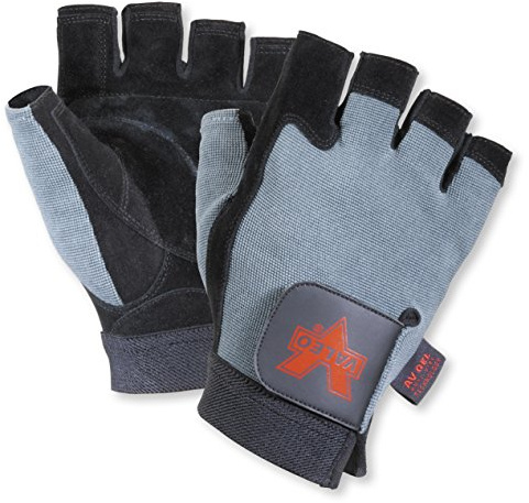 Valeo VI4872SM GLAX Fingerless Padded Palm Glove, Small, Black