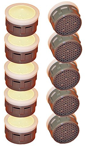 10er-Pack Neoperl Honeycomb Perlator Spar-Strahlregler Einsatz Größe 22/24-3 Liter/Minute