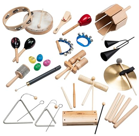 Betzold Musik - 24 Rhythmik-Instrumente, Set - Musik-Unterricht