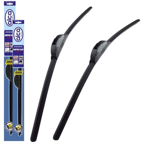 Fits Land Rover Range Rover Sport Models 2005 To 2013 Alca Germany Super Flat Wiper Blades Front Replacement ASF2222H