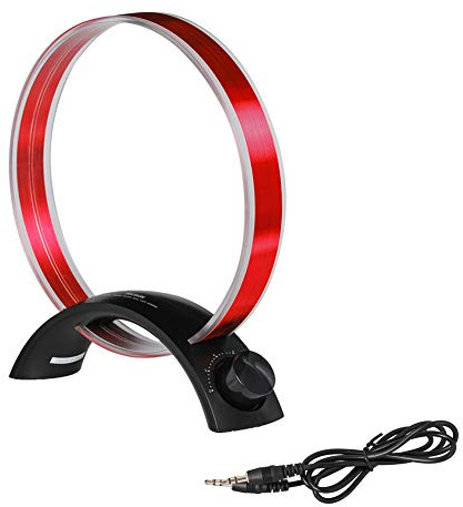 SaferCCTV AN-200 Indoor Loop Antenna Compatible with Kaito 1103, Shack DX-399, Grundig G8, Compatible with Sangean ATS-818, AM Reception, Compatible with Zenith Console