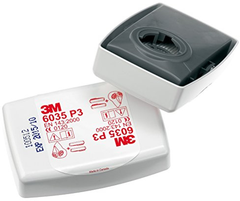 3 M 6035 Partikelfilter für Feste und flüssige Partikel, verkapselter, Typ P3R (10 Stück)