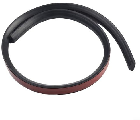 Flexibler Wasserbarrierestreifen, selbstklebende Silikondichtung, verhindert Wasseraustritt, für kräusellose Duschen, Blau (Schwarz, 100 cm)