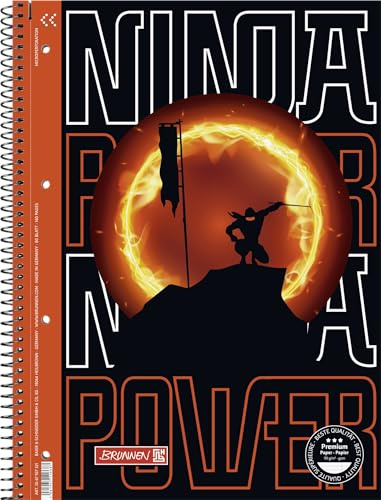 Brunnen Collegeblock A4 Lin27 Ninja Power - 80 Blatt