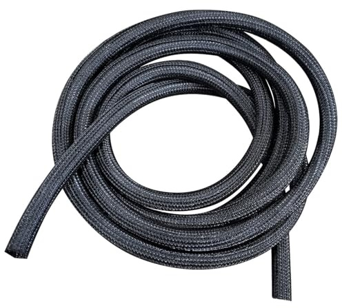 Callstel Kabel Organizer Schlauch: Selbstschließender gewebter Kabelschlauch, zuschneidbar, Ø 13 mm, 3 m (Kabel-Organizer für TV und PC, Kabelschutz geschlitzt, Schrumpfschlauch)