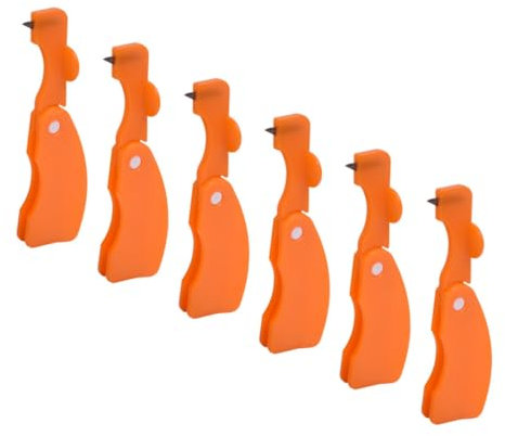 Holibanna 6pezzi Sbucciatore d da Cucina Utensile Portatile per Pelare Frutta Multipiastre per Arance e e per Uso