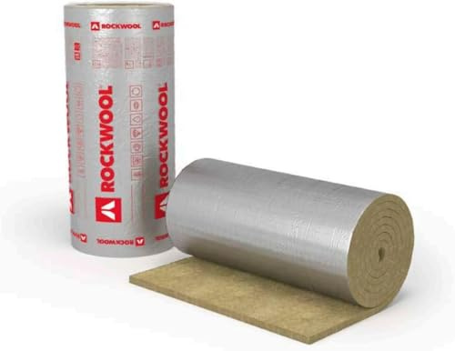 Rockwool KLIMAMAT Steinwolle Isolierung Lamellenmatte alukaschiert 80mm - 1,5m x 1m Zuschnitt