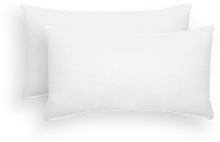 ALMOHADAONLINE-Relleno de Cojín 30x70cm Fibra Hueca silliconada Tejido TNT – Suave, Ligero y Transpirable – Hipoalergénico,Lavable – Ideal para Fundas de Cojines Decorativos y de Descanso(2, 30x70 cm)