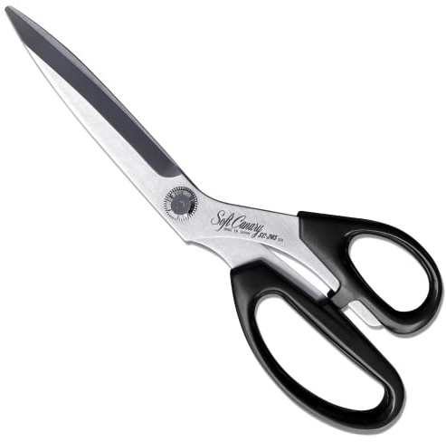CANARY Japanese Fabric Scissors Japanese Stainless Steel 9.5 Inch, Professional Sewing Scissors, Heavy Duty Pro Fabric Shears, Made in Japan, Silver (SC-245)