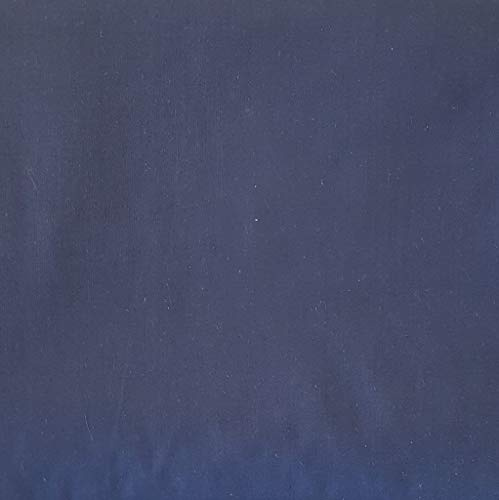 Pingianer 100% Baumwolle Uni Einfarbig Baumwollstoff Kinderstoff Meterware Handwerken Nähen Stoff (Dunkelblau, 50x160cm (13,98/m))