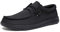Bruno Marc Mocasines para Hombre Planos Mocasines sin Cordones Zapatos Clásicos Casual de Confort Suave Negro BLS211 Talla 42EU/9US
