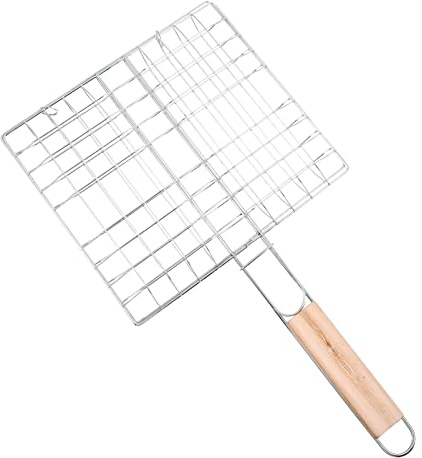 Garneck 1stück Faltbares Grillnetz Für Barbecue Tragbare Grillzange Aus Hochwertigem Material Für Camping Picknick Und Outdoor-aktivitäten Geeignet Für Steak Fisch Und Mehr