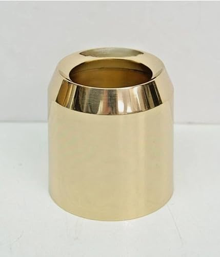 Single Brass Candle Follower for 2 1/2 Diameter Paschal Candle (1 Piece)