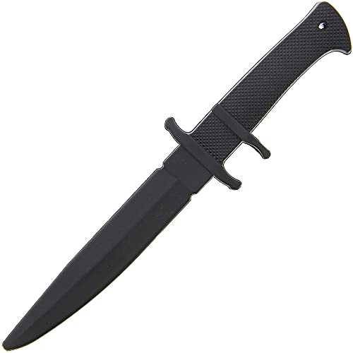 DNA Leisure Realistic 12 / 30.5cm Deluxe Martial Arts Bendy Rubber Fully Blunt Training Knife for Karate Kata Krav Maga and More