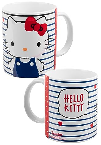Hello Kitty Tasse - Hearts - Kaffeebecher aus Porzellan 320 ml