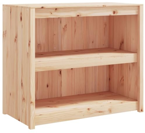 vidaXL Outdoor Kitchen Cabinet made from Solid Pine Wood – Rustic, Modular Design with Spacious Dimensions – Ideal for Garden and Terrace Settings - Brown