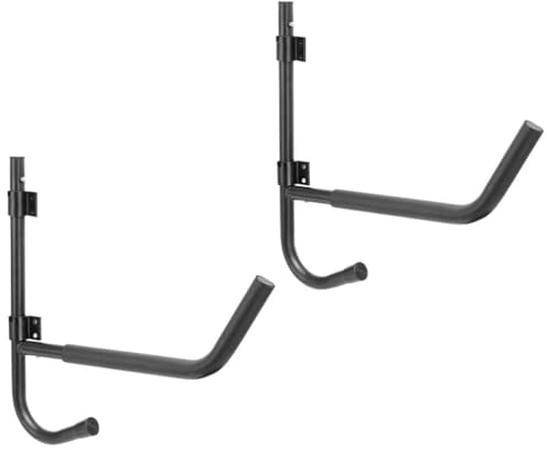 Milisten 2 Sets Kajak-Aufbewahrungsregale Robuste Garagenaufhänger Wandhalterung Hängeregal Jumbo-Wandhaken Für Kanu Leiter Fahrrad Klappstühle Surfbrett Snowboard Schlauch Und Werkzeuge