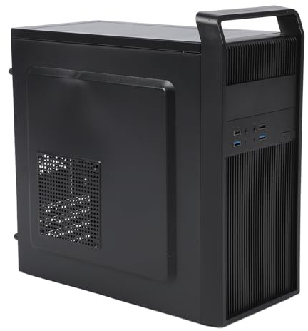 Jectse Computadora de Escritorio Empresarial, 8GB DDR3 120GB SSD, para Procesador Core I3 de Tercera Generación, Interfaz USB3.0, para Placas Base de PC B75 PC de Escritorio para