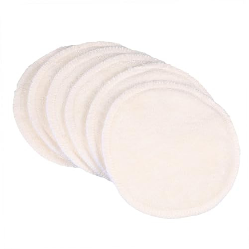 Coussinets d'Allaitement Anti-Galactorrhée Lavables 6 Pièces Fibre | Pads Anti-Galactorrhée, Imperméables et Ultra Absorbants, Inserts de Soutien, Protection