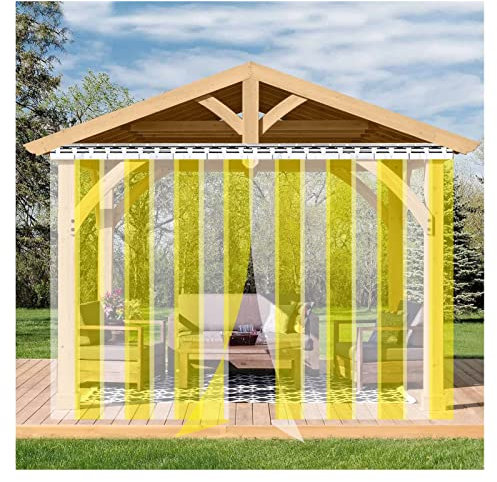 PVC Lamellen Streifenvorhang PVC-Streifenvorhang Streifenvorhang-Set, transparent, wasserdicht, weicher Trennvorhang für Geschäft, Fabrik, Garage