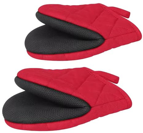 Guanti da cucina professionali per cucinare ad alte temperature resistenti guanti corti utensili da cucina accessori per grigliare