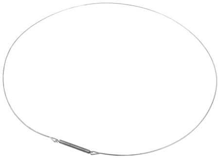 Collier de Serrage du Joint de Porte Lave-linge en Acier Inoxydable Argenté | Remplacement Stable, Protège les Dégâts D’eau, Diamètre Approximatif 40cm, Pince à Ressort pour Soufflet