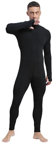 Yihuimin Balettans gymnastikdräkt för män långärmad sportdräkt fitness bodysuit