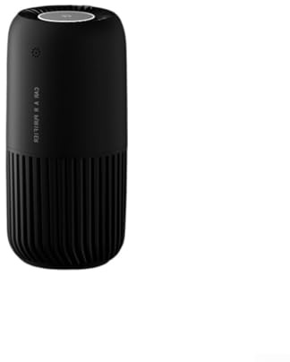 Compact Air Cleaner for Cars, Bathrooms, Kitchens and Cubicles USB Mini Portable Air Purifier (black)