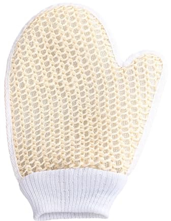Weiche, gewebte Badehandschuhe, Natursisal-Handschuhe für sanftes Peeling, empfindliche und Körpermassage, wiederverwendbare Waschhandschuhe, Sisalhandschuh